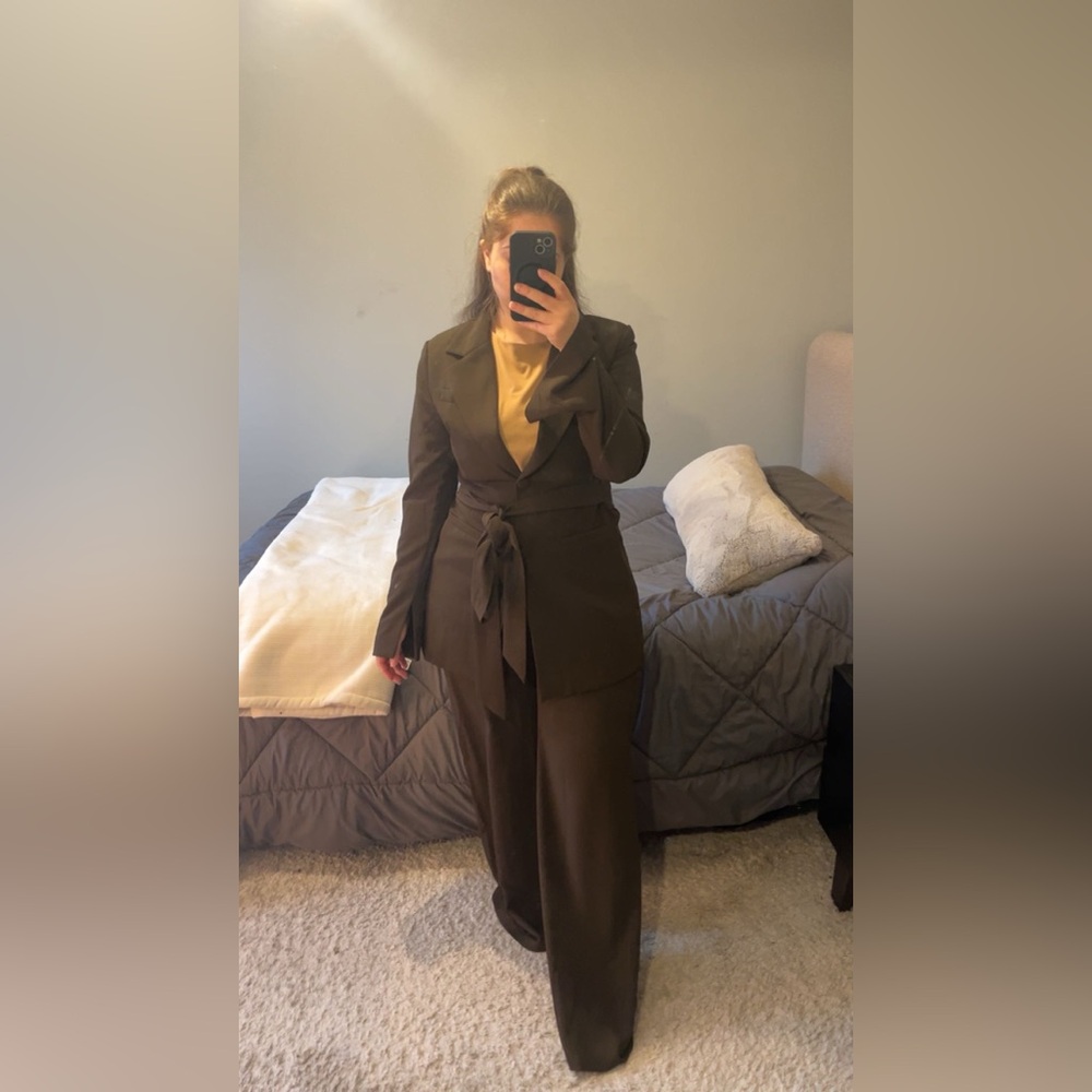 Zahraa the label: Carolina Tie Waist Blazer
